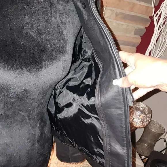 California Creations Leather Fringe Jacket - Picture 7 of 11